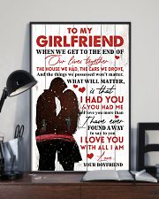 Family To My Girlfriend When We Get To The End 11x17 Poster lifestyle-poster-2