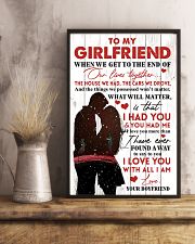 Family To My Girlfriend When We Get To The End 11x17 Poster lifestyle-poster-3