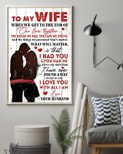 Family To My Wife When We Get To The End 11x17 Poster lifestyle-poster-1