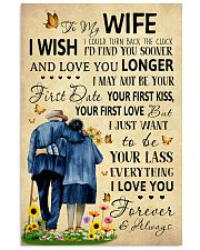 Family To My Wife I Could Turn Back The Clock 11x17 Poster front