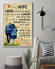 Family To My Wife I Could Turn Back The Clock 11x17 Poster lifestyle-poster-1