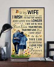 Family To My Wife I Could Turn Back The Clock 11x17 Poster lifestyle-poster-2