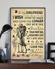 Skull To My Girlfriend Could Turn Back The Clock 11x17 Poster lifestyle-poster-2