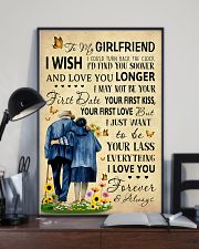 Family To My Girlfriend I Could Turn Back The Cloc 11x17 Poster lifestyle-poster-2