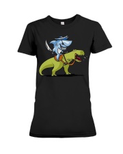 Funny Shark T-Shirts Premium Fit Ladies Tee thumbnail