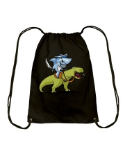 Funny Shark T-Shirts Drawstring Bag thumbnail