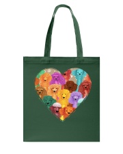 poodle heart shape Tote Bag tile
