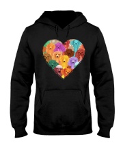 poodle heart shape Hooded Sweatshirt tile
