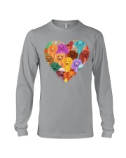 poodle heart shape Long Sleeve Tee tile