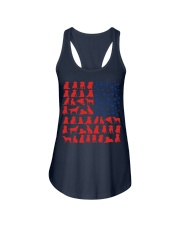 labrador flag Ladies Flowy Tank tile