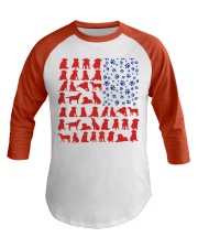 labrador flag Baseball Tee tile