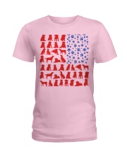 labrador flag Ladies T-Shirt tile