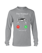 The walleye fishing Long Sleeve Tee tile