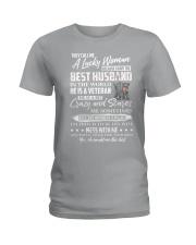 Vet lucky wife Ladies T-Shirt tile