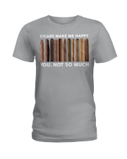 Cigar happy Ladies T-Shirt tile