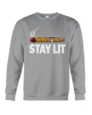 Stay lit cigar Crewneck Sweatshirt tile