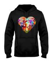 Greyhound heart shape Hooded Sweatshirt tile