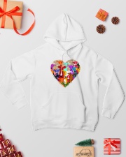 Greyhound heart shape Hooded Sweatshirt lifestyle-holiday-hoodie-front-2