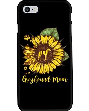 Greyhound flower Phone Case tile