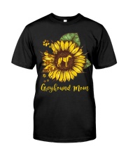 Greyhound flower Classic T-Shirt front