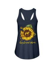 Greyhound flower Ladies Flowy Tank tile