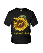 Greyhound flower Youth T-Shirt tile
