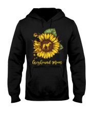 Greyhound flower Hooded Sweatshirt tile