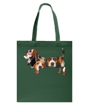 Basset Hound shape full Tote Bag tile