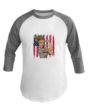 Vet proud marine Baseball Tee tile