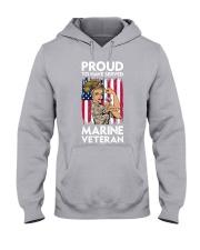 Vet proud marine Hooded Sweatshirt tile