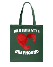 Greyhound better Tote Bag tile