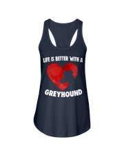 Greyhound better Ladies Flowy Tank tile