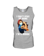 I cant stay at home nurse Unisex Tank tile