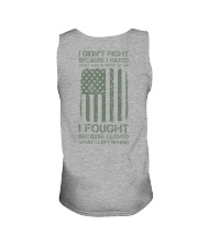 Vet I fought Unisex Tank tile