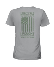 Vet I fought Ladies T-Shirt tile