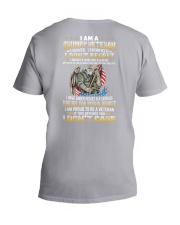 A Grumpy Veteran V-Neck T-Shirt tile
