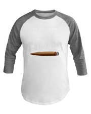 Cigar Im not going Baseball Tee tile