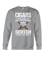 Cigars scotch solve Crewneck Sweatshirt tile