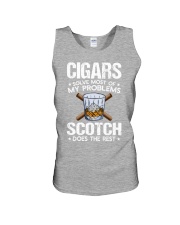 Cigars scotch solve Unisex Tank tile