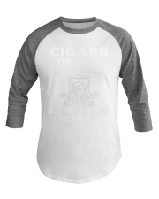 Cigars or me Baseball Tee tile