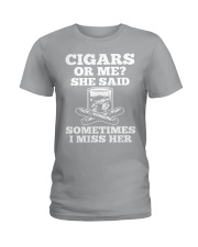 Cigars or me Ladies T-Shirt tile