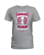 Vet strong woman Ladies T-Shirt tile