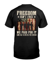 Veteran I paid for it Classic T-Shirt back