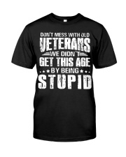 Vet Old veteran Classic T-Shirt front