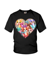 chihuahua heart shape Youth T-Shirt tile