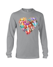 chihuahua heart shape Long Sleeve Tee tile