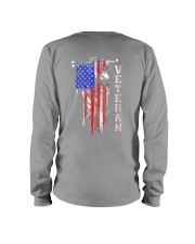 Vet flag gun Long Sleeve Tee tile