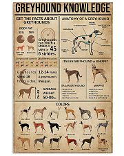 Greyhound poster knowledge 11x17 Poster front