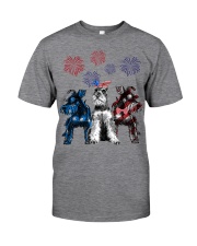 schnauzer 4th july Classic T-Shirt front