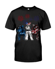 schnauzer 4th july Classic T-Shirt tile